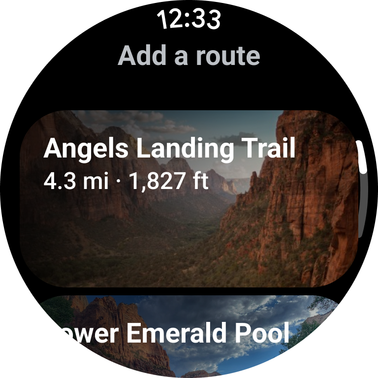 Wear os hiking app hot sale